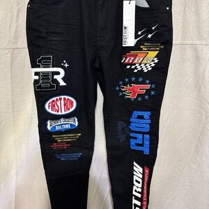 Men's Slim Black Jeans